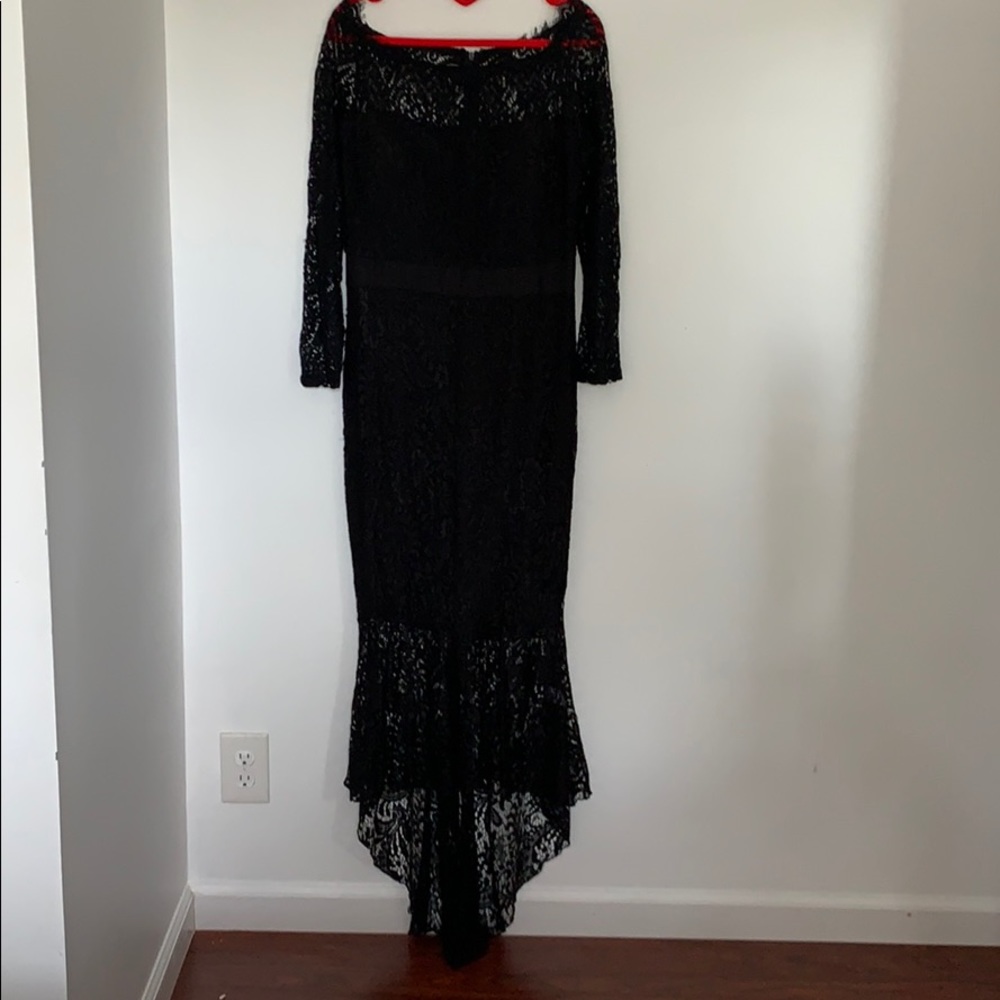 Black evening dress